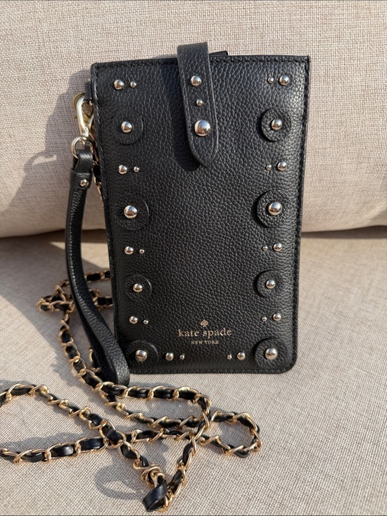 kate spade Handbags - kate spade Black Studded Wristlet Crossbody Clutch
